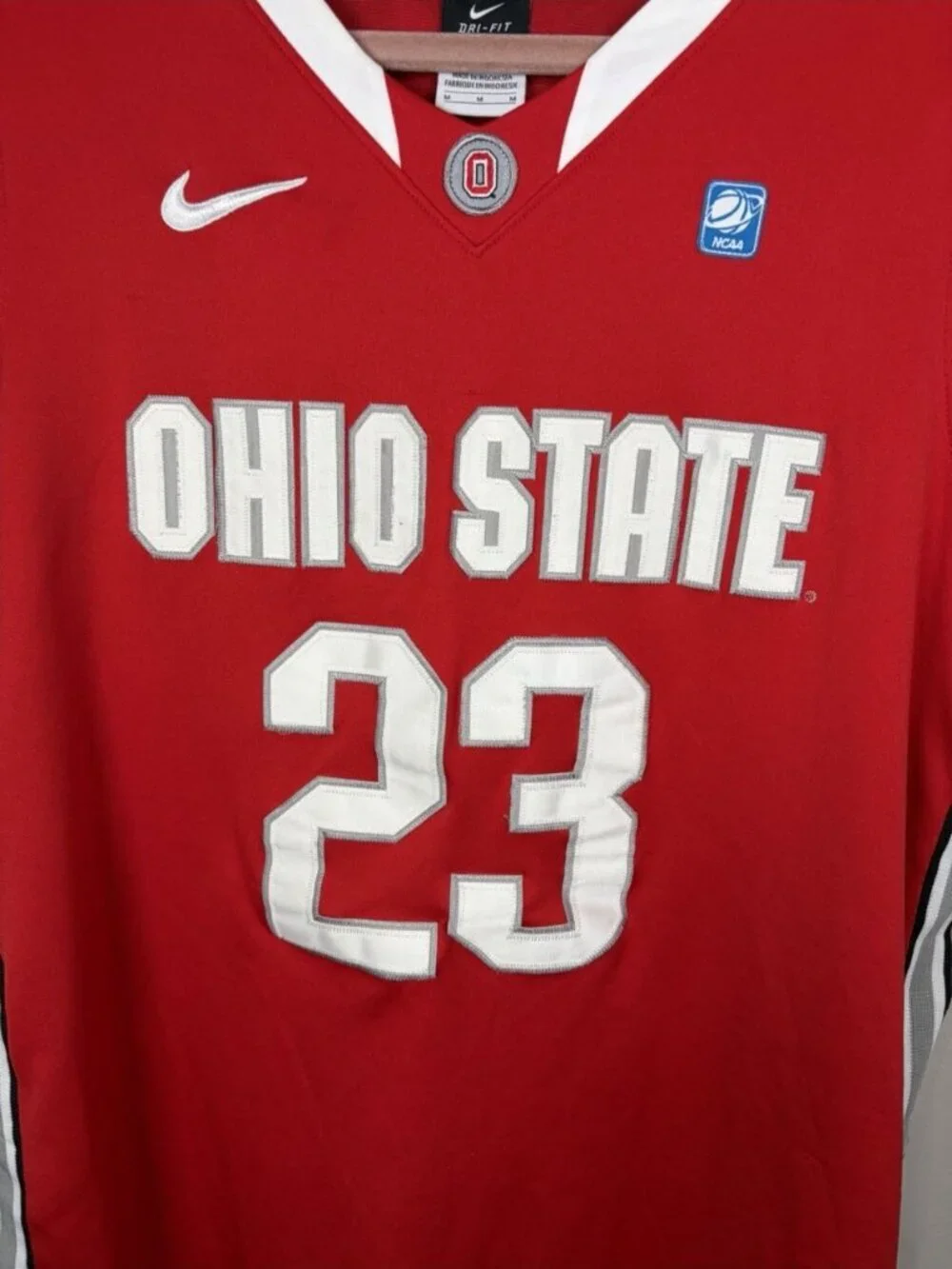 Nike Elite Dri-Fit Ohio State #23 Lebron James Basketball Jersey Men's Medium